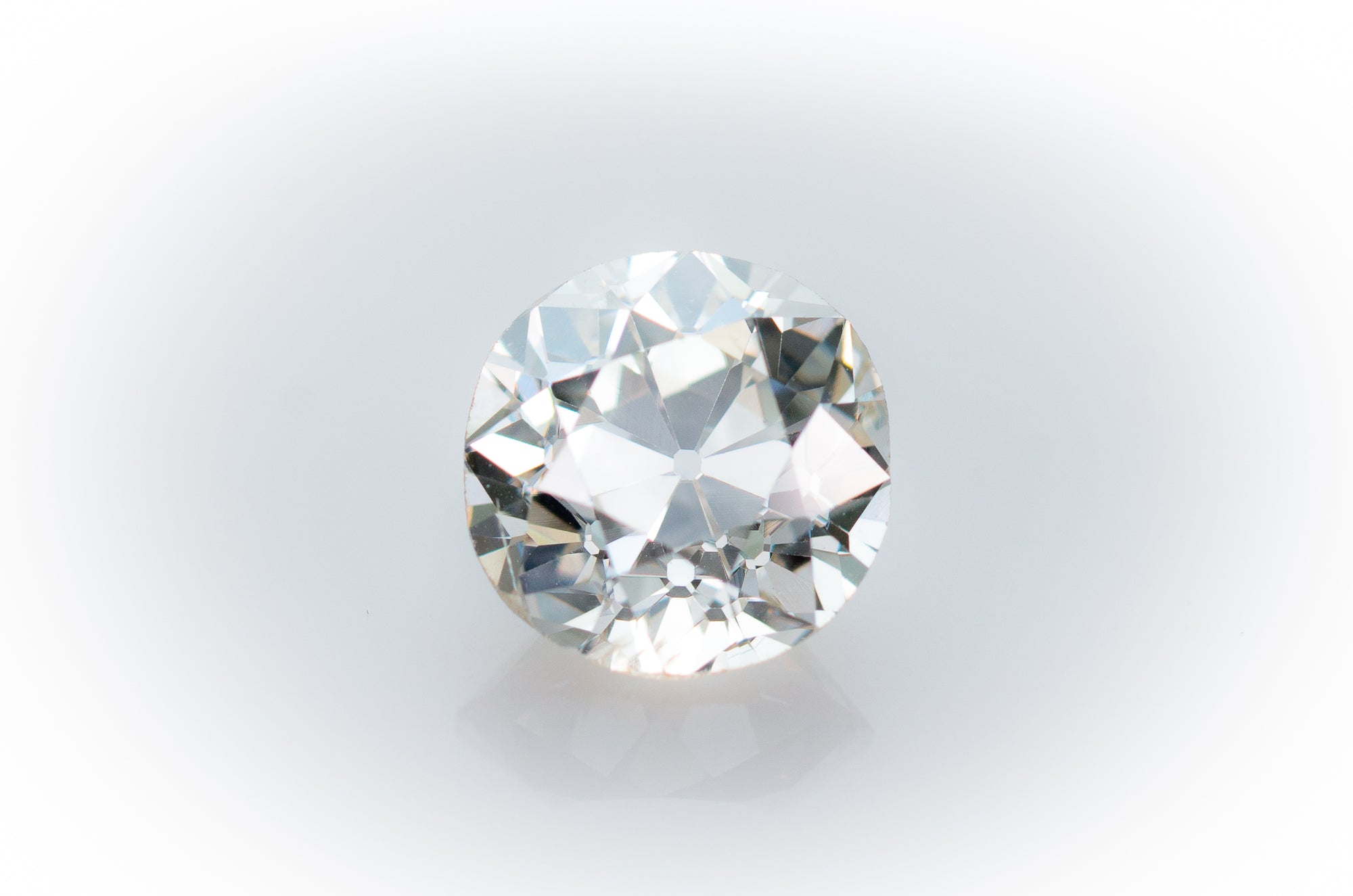 2.38CT K SI2 GIA GRADED OLD EUROPEAN BRILLIANT DIAMOND - SinCityFinds Jewelry