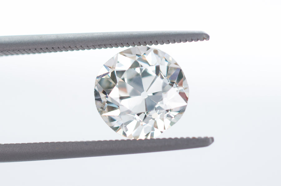 2.38CT K SI2 GIA GRADED OLD EUROPEAN BRILLIANT DIAMOND - SinCityFinds Jewelry