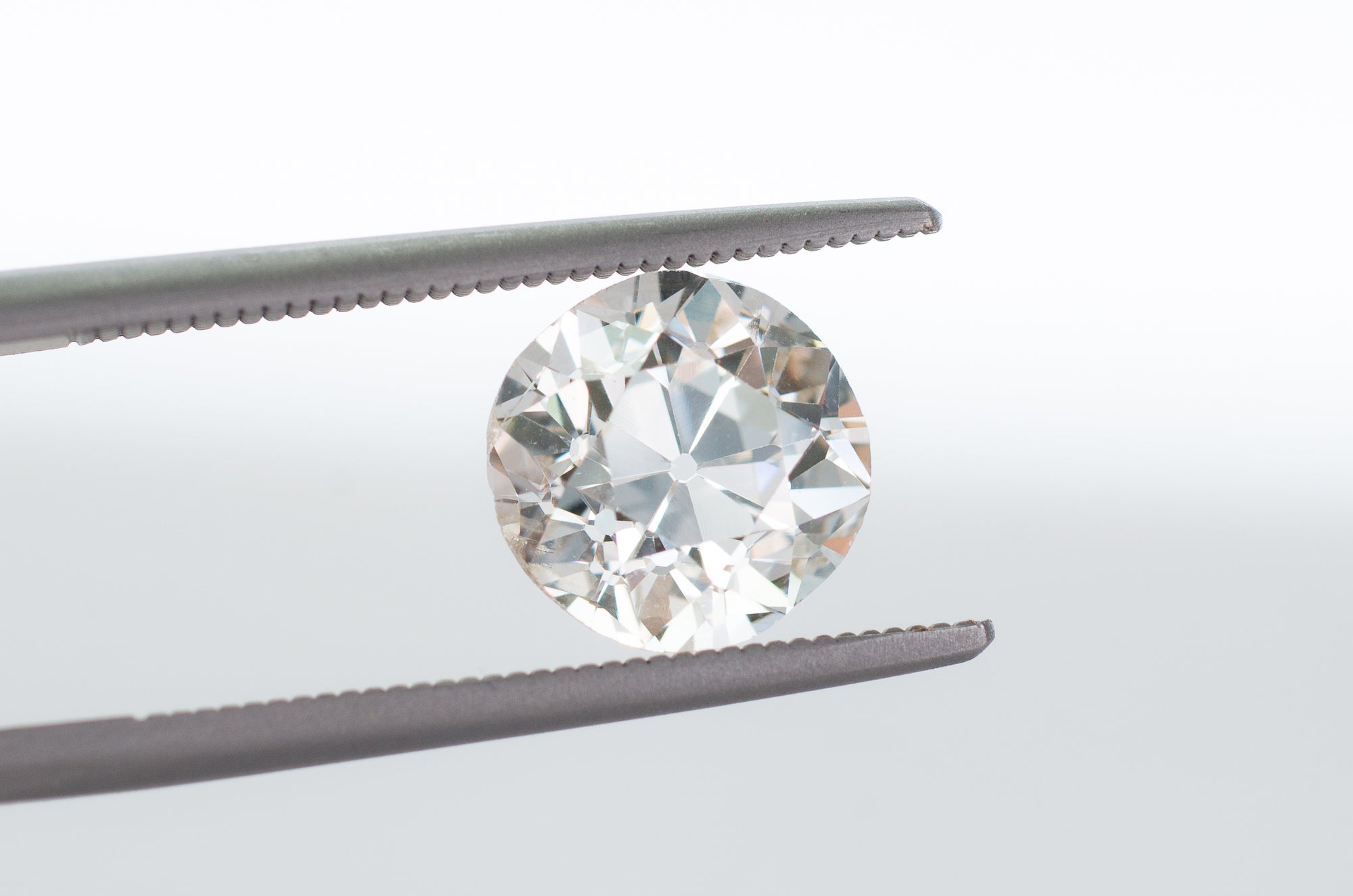 2.38CT K SI2 GIA GRADED OLD EUROPEAN BRILLIANT DIAMOND - SinCityFinds Jewelry