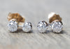 ANTIQUE OLD MINE CUT DIAMOND EARRINGS - SinCityFinds Jewelry