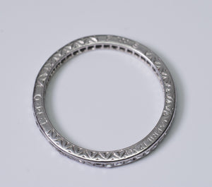 TIFFANY FRENCH CUT ETERNITY BAND SIZE 7 - SinCityFinds Jewelry