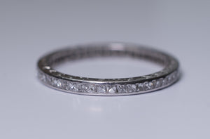 TIFFANY FRENCH CUT ETERNITY BAND SIZE 7 - SinCityFinds Jewelry