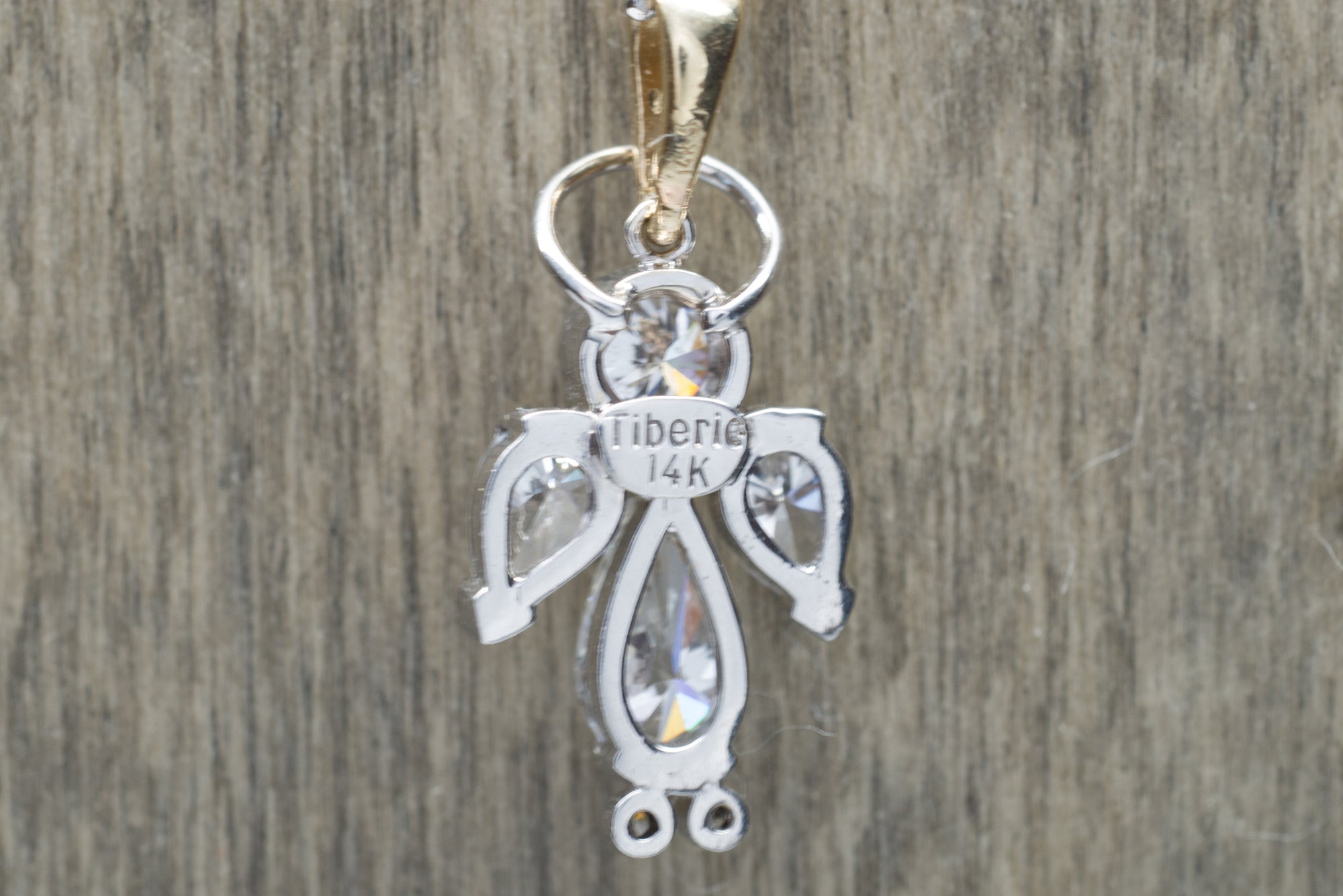 1.25CTW ANGEL SHAPE DIAMOND PENDANT - SinCityFinds Jewelry
