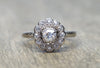 EDWARDIAN OLD MINE CUT DIAMOND RING - SinCityFinds Jewelry