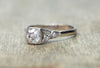 3/4ct EDWARDIAN DIAMOND ENGAGEMENT RING SOLITAIRE - SinCityFinds Jewelry