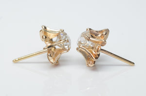 1.3CTW ANTIQUE OLD MINE CUT DIAMOND EARRINGS - SinCityFinds Jewelry