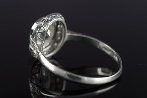 1.65CTW ANTIQUE CUSHION DIAMOND RING - SinCityFinds Jewelry