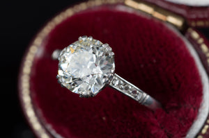 1.56CT SOLITAIRE VINTAGE DIAMOND RING - SinCityFinds Jewelry