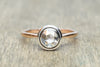 VINTAGE ROSE CUT DIAMOND SOLITAIRE IN GOLD - SinCityFinds Jewelry