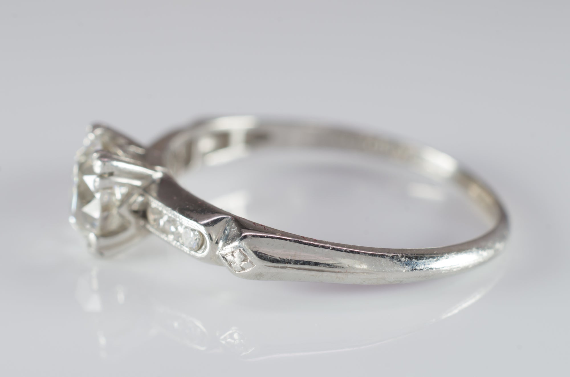 0.82CTW OLD EUROPEAN DIAMOND RING - SinCityFinds Jewelry