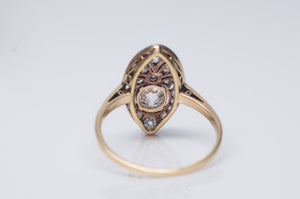 BELLE EPOQUE OLD MINE CUT DIAMOND RING - SinCityFinds Jewelry