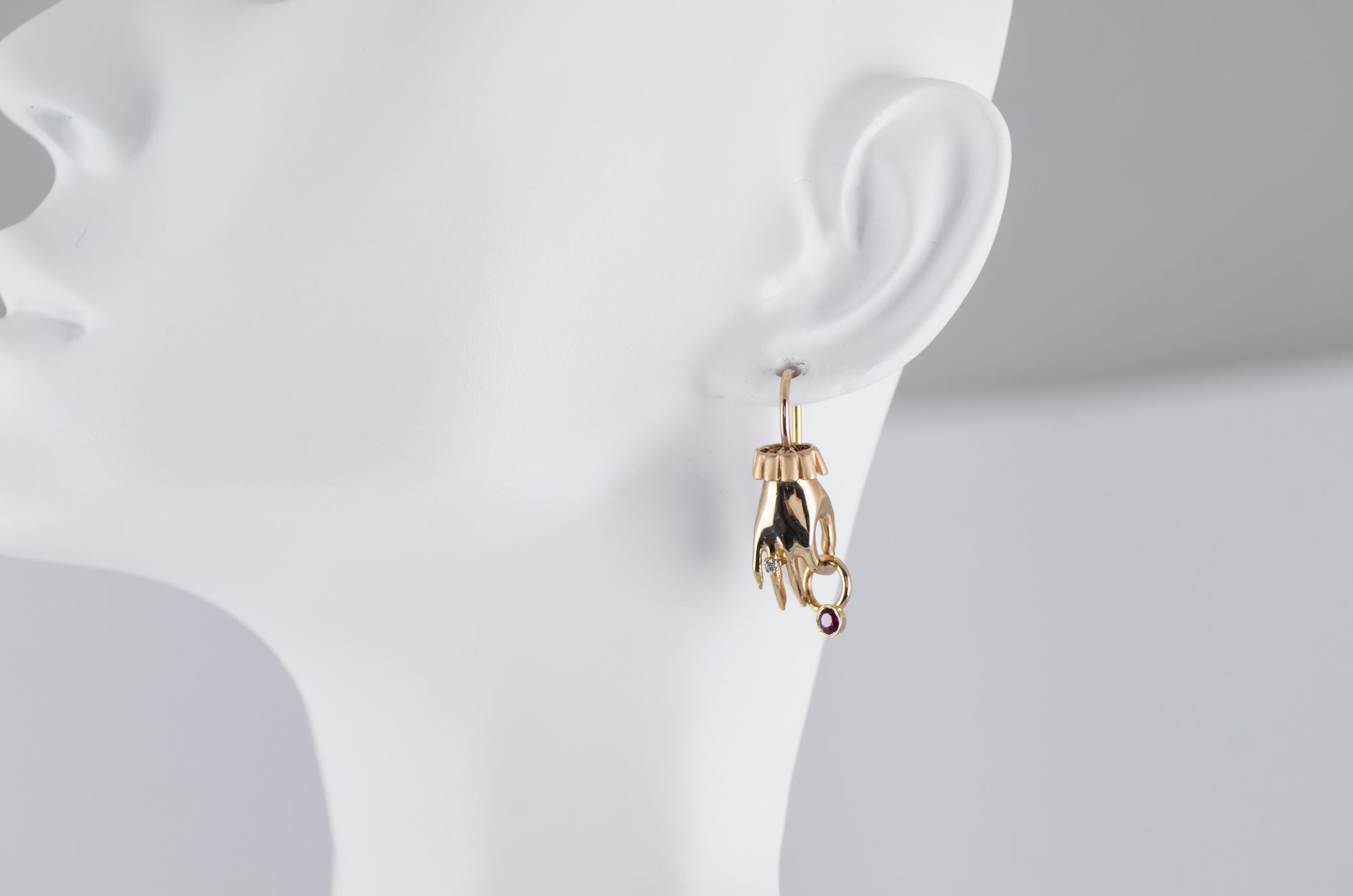 THE MOONSTONED PRE-OWNED RUBY FRIDA EARRINGS - SinCityFinds Jewelry