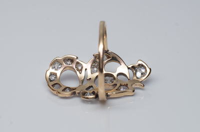 1.80CTW ANTIQUE OLD MINE CUT DIAMOND COCKTAIL RING - SinCityFinds Jewelry
