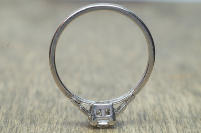 0.45CTW ART DECO OLD EUROPEAN CUT DIAMOND RING - SinCityFinds Jewelry