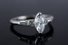 VINTAGE MARQUISE DIAMOND RING - SinCityFinds Jewelry
