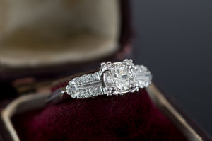 VINTAGE OLD EUROPEAN CUT DIAMOND RING - SinCityFinds Jewelry