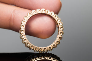 ANTIQUE SEED PEARL ETERNITY BAND - SinCityFinds Jewelry