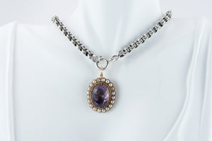 PEARL AND AMETHYST CONVERSION PENDANT - SinCityFinds Jewelry