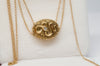 VINTAGE 14K GOLD SNAKE SLIDER PENDANT NECKLACE - SinCityFinds Jewelry