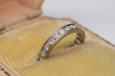 1CTW DIAMOND ETERNITY BAND IN PLATINUM - SinCityFinds Jewelry