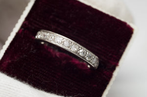 1CTW DIAMOND ETERNITY BAND IN PLATINUM - SinCityFinds Jewelry