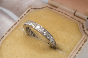 1CTW DIAMOND ETERNITY BAND IN PLATINUM - SinCityFinds Jewelry