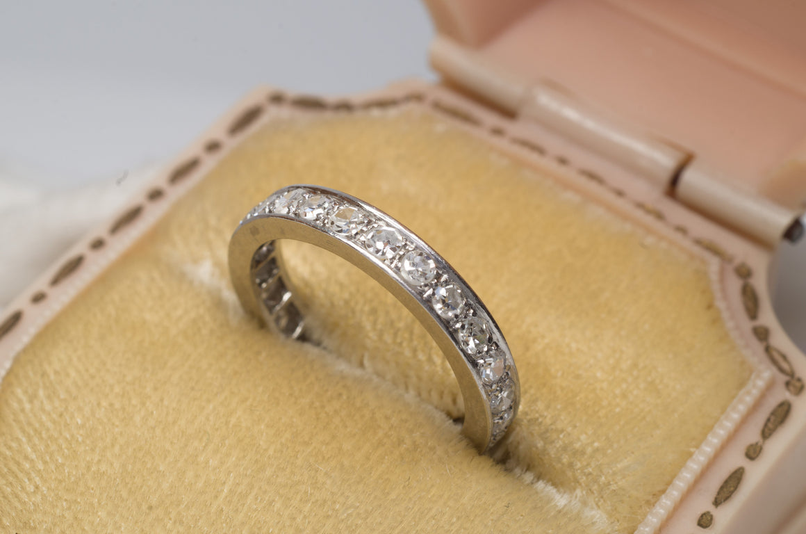 1CTW DIAMOND ETERNITY BAND IN PLATINUM - SinCityFinds Jewelry