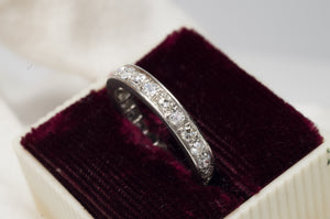 1CTW DIAMOND ETERNITY BAND IN PLATINUM - SinCityFinds Jewelry