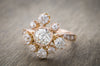 2.43CTW OLD EUROPEAN CUT DIAMOND TIARA STYLE RING - SinCityFinds Jewelry