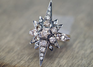 H. STERN CONTEMPORARY STAR COGNAC DIAMOND RING - SinCityFinds Jewelry