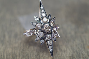 H. STERN CONTEMPORARY STAR COGNAC DIAMOND RING - SinCityFinds Jewelry