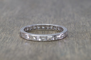 1.55CTW ART DECO STEP CUT ETERNITY BAND SIZE 5 3/4 - SinCityFinds Jewelry