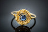 ANTIQUE FRENCH 18K GOLD SAPPHIRE RING - SinCityFinds Jewelry