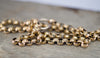 ANTIQUE SOLID GOLD BELCHER STYLE NECKLACE WITH ENGRAVED STAR MOTIFS - SinCityFinds Jewelry