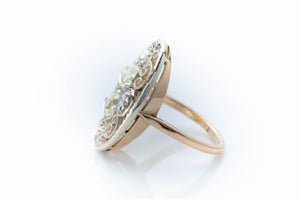 ANTIQUE ROSE CUT DIAMOND RING - SinCityFinds Jewelry