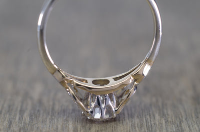 0.62CTW VINTAGE OLD EUROPEAN CUT DIAMOND RING - SinCityFinds Jewelry