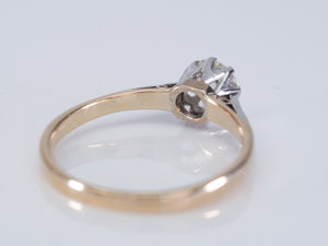 0.64CT OLD EUROPEAN DIAMOND EDWARDIAN SOLITAIRE - SinCityFinds Jewelry