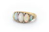 FIVE STONE OPAL AND ROSE CUT ACCENT RING - SinCityFinds Jewelry