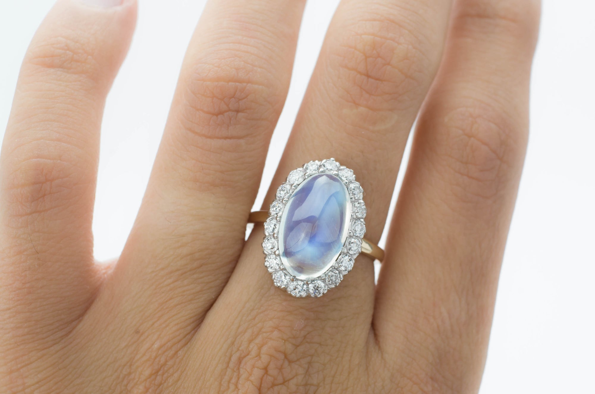 Half Moon Moonstone Ring | Discovered 9.45