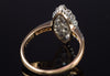 1CTW  ANTIQUE PLATINUM AND GOLD FRENCH NAVETTE DIAMOND RING - SinCityFinds Jewelry