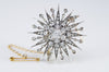 ANTIQUE MIXED OLD CUT DIAMONDS VICTORIAN STAR BROOCH - SinCityFinds Jewelry