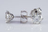 1CTW  JAMES ALLEN DIAMOND STUDS IN SCALLOPED 6 PRONG BASKET - SinCityFinds Jewelry