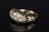 VICTORIAN OLD CUT DIAMOND  BOAT RING IN 15K GOLD - SinCityFinds Jewelry