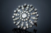 ROSE CUT DIAMOND BROOCH - SinCityFinds Jewelry