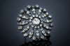 ROSE CUT DIAMOND BROOCH - SinCityFinds Jewelry