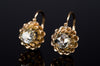ANTIQUE DANGLE ROSE CUT DIAMOND EARRINGS - SinCityFinds Jewelry