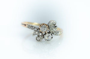 ANTIQUE FRENCH TOI ET MOI DIAMOND RING - SinCityFinds Jewelry