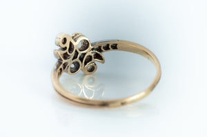 ANTIQUE FRENCH TOI ET MOI DIAMOND RING - SinCityFinds Jewelry