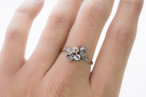 ANTIQUE FRENCH TOI ET MOI DIAMOND RING - SinCityFinds Jewelry