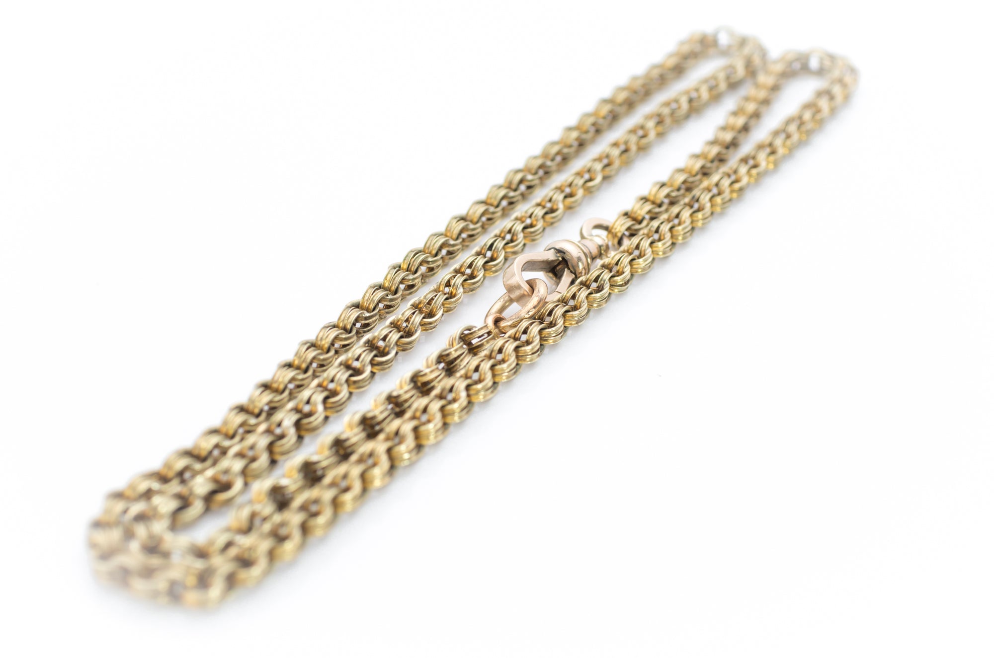 25 INCH LONG 9K GOLD VINTAGE CHAIN - SinCityFinds Jewelry